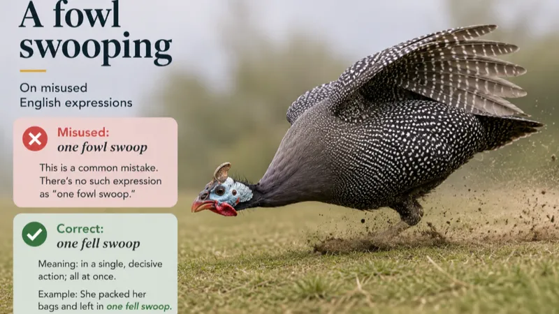 Avoid Making these Common Errors in English Expressions
